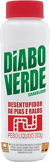 Desentupidor de Pias e Ralos Granulado 300g, Diabo Verde