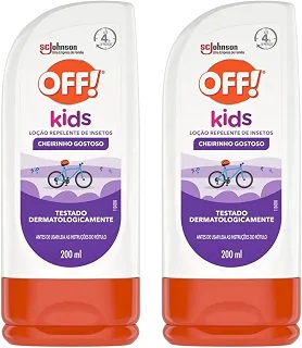 Repelente de Insetos em Loção OFF! Kids, 200ml, Pack com 2 Unidades