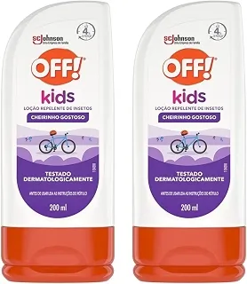 Repelente de Insetos em Loção OFF! Kids, 200ml, Pack com 2 Unidades