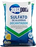 Sulfato de Alumínio Decantador Granulado Aquapool para Piscinas, 2kg | Decantação Rápida, Facilita a Aspiração, Leva a Turbidez e o Esverdeamento para o Fundo da Piscina