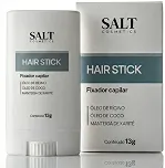 Cera em Bastão Fixadora 13g – Hair Stick – Com Óleo de Rícino, Coco e Manteiga de Karité para Hidratação Profunda – Domina Frizz e Baby Hairs – Efeito Sleek Bun, Sem Resíduos e Não Oleoso – Salt Cosmetics
