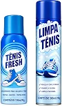 Kit Limpa Tênis Espuma + Tênis Fresh Desodorizante – Produto para Limpeza de Tênis e Eliminador de Odor para Calçados