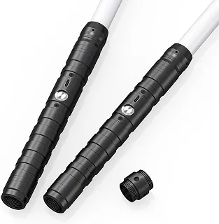 Sabre de luz, pacote com 2 sabres de luz, cabo de liga, 20 cores