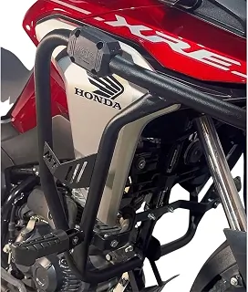 Protetor Carenagem XRE 190 25 26 e 27 Pedaleira Móvel Preto MT