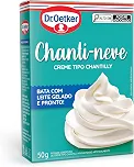 Dr. Oetker Pó Para Chanti-Neve, Creme Tipo Chantilly, Para Rechear e Decorar Bolos, Pavês e Sobremesas, Textura Leve e Suave, 50g