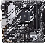 Placa-mãe Asus PRIME B550M-A AC Pcie 4.0 Dual M.2 4x4 cor preta