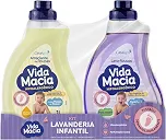 Kit Vida Macia (Lava Roupas e Amaciante - Glicerina e Camomila) 2 x 1L