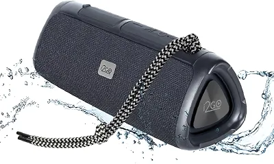 I2GO, Caixa De Som Bluetooth 3 Angle Sound. 12W RMS, Resistente à Água, Preto