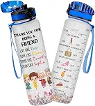 Garrafa de água Friendship 947 ml, presente retrô para melhor