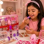 Kit Maquiagem Infantil Kawaii Menina Criança Presente Make Prime Essencial