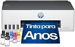Impressora HP Smart Tank 210 com Tanque de Tinta Colorida - Com Wi-Fi - USB 2.0 de alta velocidade. Funções da impressora: Imprimir. Cor: ‎Branco (3D4L5A)