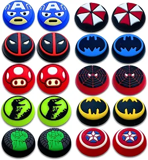 Grip Antiderrapante Capa Protetora para Botão Controle PS5 PS4 PS3 Xbox Silicone Gamer (Dino Verde)