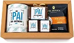 Kit Dia dos Pais Doce Videira - Caneca, Café, Trufa e Pão de Mel em Caixa Kraft
