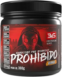 Pré-Treino Prohibido Citrus 360g 3VS Nutrition