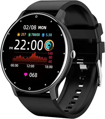 Smartwatch Relógio Inteligente My Watch I Fit Haiz Tela Full Touch 1.28" Resistente à Água IP67 Recebimento de Notificações Faz e Recebe Chamadas Funções Esportivas Nova Versão