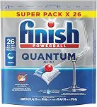 Finish Quantum All in 1 Detergente para Lava Louças em Tabletes 26 unidades