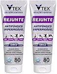 Kit 2 Rejunte Acrílico Pronto Uso para Piso e Porcelanato VTEX 2x80G CINZA