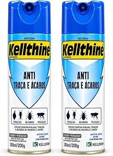 Kit 2 Kellthine Anti Traças Ácaros e Pulgas 300ml