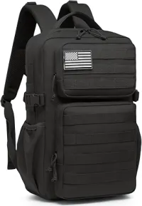 Mochila Impermeável 30L Reforçada com Patch Emborrachado – Mochila Grande de Viagem, Camping, Academia e Uso Diário Masculino