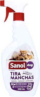 Tira manchas e odores de roupas e tecidos, Sanol Dog, 500ml
