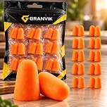 Kit Protetor Auricular Premium 10 Pares de Espuma Moldável | Tampão de Ouvido para Dormir, Estudar, Trabalhar e Viajar | Redução de Ruído Abafador para Ronco 20 Unidades Ajuste Individual