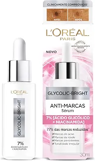 L'Oréal Paris Glycolic Bright Sérum Facial Anti-Manchas, 30 ml