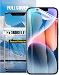 LOOKSEVEN Pacote com 3 películas de hidrogel para iPhone 14