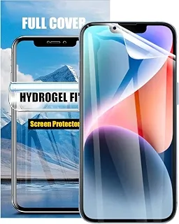 LOOKSEVEN Pacote com 3 películas de hidrogel para iPhone 14