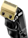 WAHL Máquina de Corte Magic Clip Cordless Black & Gold 5-Star Series - 6500 RPM, Cortador Profissional de Cabelos, Design Ergonômico, Bateria Recarregável, Alta Potência e Precisão