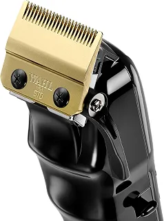 WAHL Máquina de Corte Magic Clip Cordless Black & Gold 5-Star Series - 6500 RPM, Cortador Profissional de Cabelos, Design Ergonômico, Bateria Recarregável, Alta Potência e Precisão