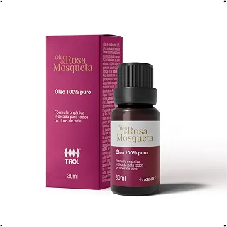 Óleo de Rosa Mosqueta 100% Puro Hadass 30ml — Vitaminas A, C e E, Ácidos Graxos, Estimula Colágeno, Cicatrização e Hidratação Profunda da Pele