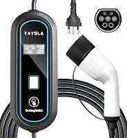 Carregador Portátil Carro Eletrico EV 3,5KW 8A 10A 13A 16A Tipo 2 Cabo De 3.5M Carregamento Elétrico Com Tela LED WallBox Plug BR Para Carro BYD Nissan Volvo BIVOLT Phantom