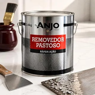 Anjo Removedor Pastoso 3,6kg, Removedor de Pintura, Verniz e Repintura, Ação Rápida para Diversas Superfícies