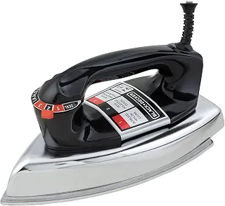 Ferro De Passar Black+decker Vfa Preto cromado 127v clássico
