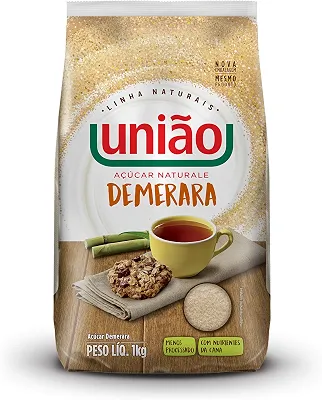 Açúcar Demerara Naturale União Pct 1kg