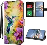 Capa carteira para Samsung Galaxy S26 Ultra, beija-flor