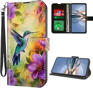 Capa carteira para Samsung Galaxy S26 Ultra, beija-flor