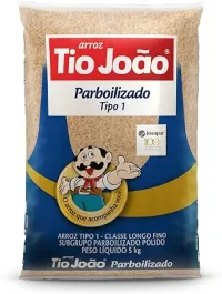 Tio João Arroz Parboilizado - 5Kg
