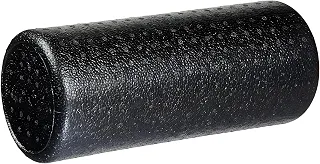 Rolo De Massagem Miofascial Preto 30cm – Alta Densidade Para Alívio Muscular E Exercícios De Reabilitação