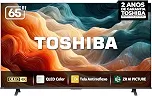 Toshiba Smart TV MiniLED QLED 4K 65' Polegadas 65M450SS com Painel Antirreflexo Processador de AI ZR Som Aprimorado por AI Modo Game