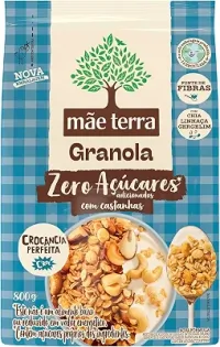 Mãe Terra Granola Tradicional Zero Açúcares 800 g