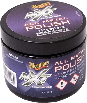 G13005 NXT POLIDOR DE CROMADOS E METAIS 148ML MEGUIAR'S