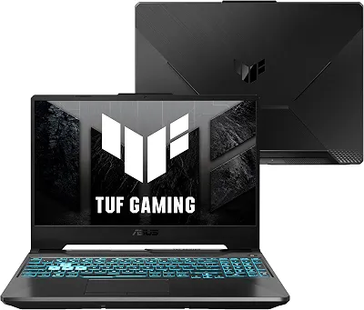 Notebook ASUS TUF Gaming A15, RTX 3050, AMD RYZEN 7, 16 GB, 512 GB SSD, W11 Home, Tela 15.6'' FHD, Graphite Black - FA506NCR-HN088W