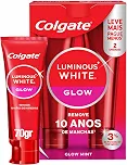 Colgate Creme Dental Para Clareamento Luminous White Glow 70g 2 un