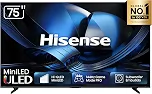 Hisense Smart TV 4K 75' Polegadas 75U7ESG Hi-QLED Mini LED