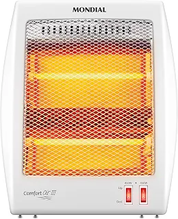 MONDIAL Aquecedor Quartzo Comfort Air III, Branco/Cinza, 900W, 110V - A-16
