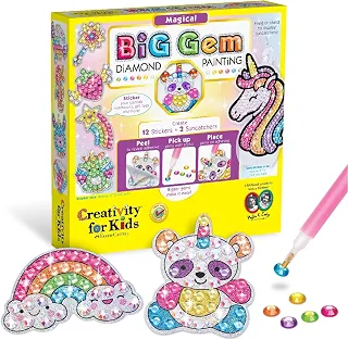 Brinquedo Pintura com Diamantes Mágicos Faber-Castell Creativity For Kids