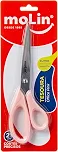 Molin Tesoura Office - 21 cm - Cor Rosa - Blister com 1 Unidade