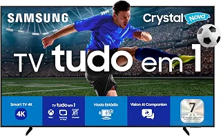 Samsung Smart TV 75' Crystal UHD 4K U8100F 2025