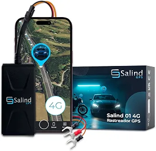 SALIND GPS 01 4G LTE – Rastreador GPS Veicular com Alertas em Tempo Real